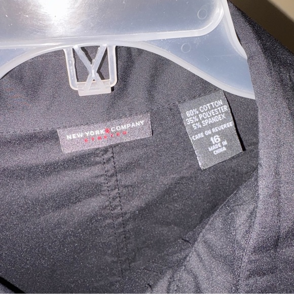 New York & Company Black Button Down Shirt - Picture 6 of 7